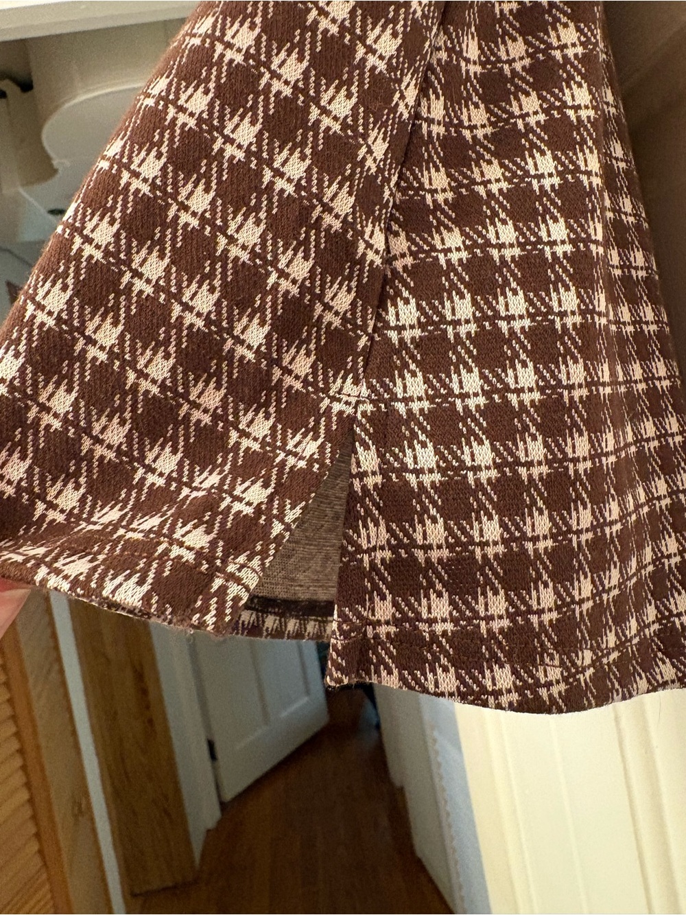 Lisa Says Gah Darcy Skort — Cocoa Plaid - Picture 3 of 6